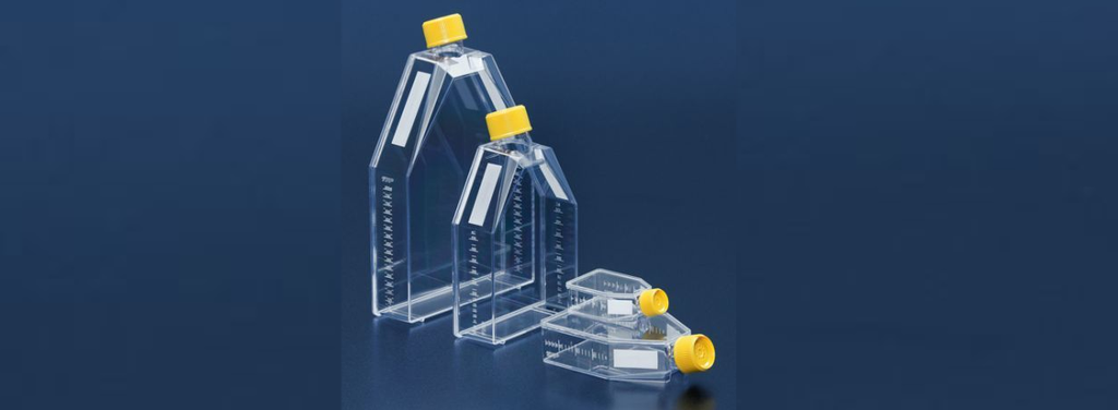 A bottle for cell culture 300cm2 / aeration cap with aeration