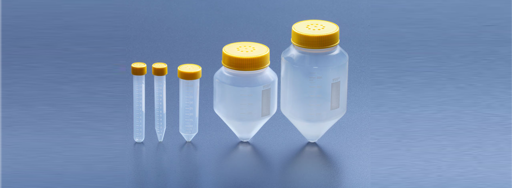 Cell cultures with a capacity of15 ml, conical TubeSpin® Biorector